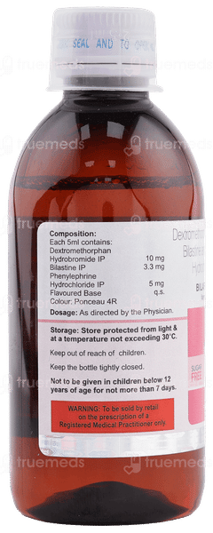 Bilaford Dx Strawberry Sugar Free Syrup 100ml