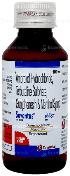 Soventus Sugar Free Syrup 100ml