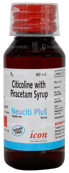 Neuciti Plus Sugar Free  Syrup 60ml