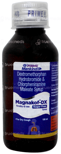 Magnakof Dx Sugar Free Syrup 100Ml