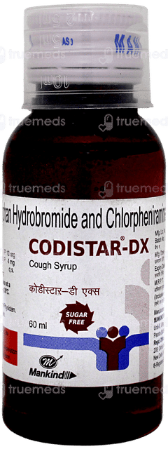 Codistar Dx Sugar Free Syrup 60ml Codistar Dx Sugar Free Syrup 60ml