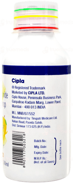 Cheston Ls Junior Mango Flavour Sugar Free Syrup 100ml