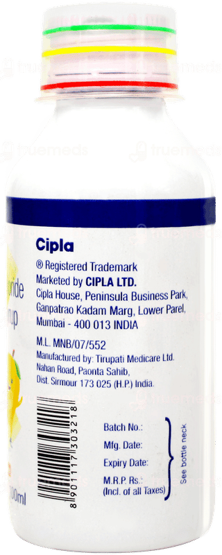 Cheston Ls Junior Mango Flavour Sugar Free Syrup 100ml