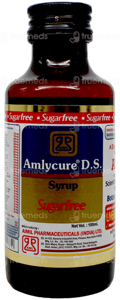 Aimil Amlycure Ds Sugar Free Syrup 100Ml