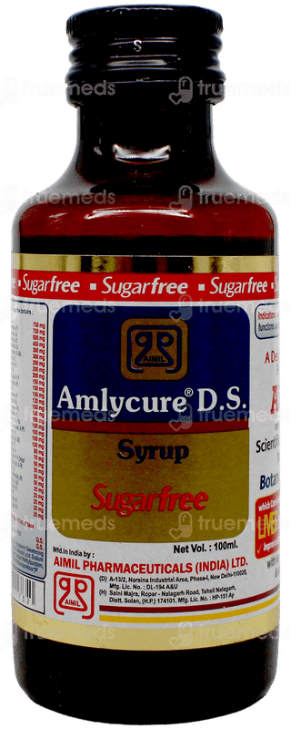 Aimil Amlycure Ds Sugar Free Syrup 100Ml