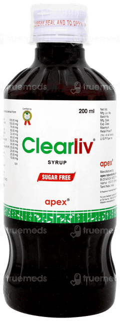 Clearliv Sugar Free Syrup 200ml