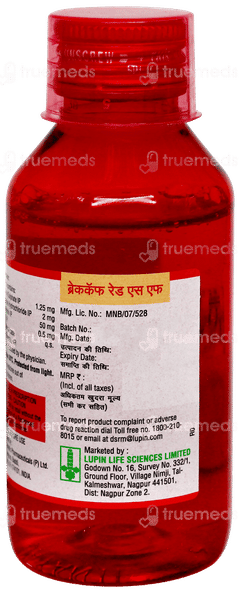 Breakuf Sf Red Syrup 100ml