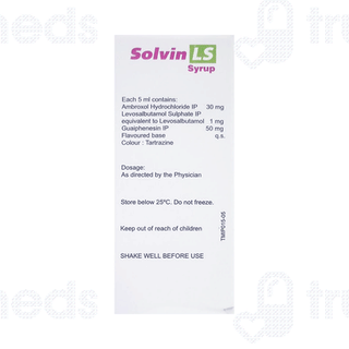 Solvin Ls Sugar Free Syrup 60ml