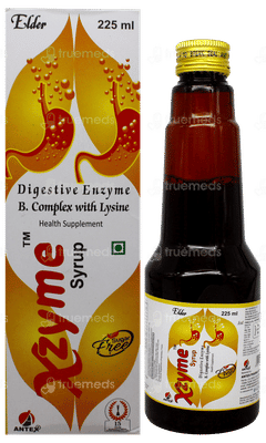 Xzyme Sugar Free Syrup 225Ml Xzyme Sugar Free Syrup 225Ml
