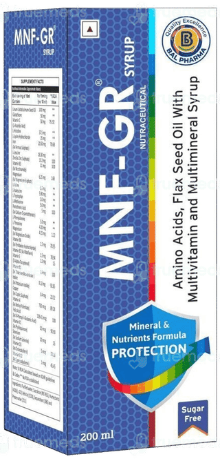 Mnf Gr Sugar Free Syrup 200Ml