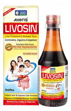 Livosin Ds New & Improved No Added Sugar Herbal Liver Tonic 200Ml