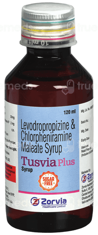 Tusvia Plus Sugar Free Syrup 120Ml