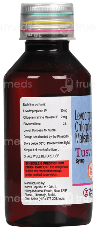 Tusvia Plus Sugar Free Syrup 120Ml