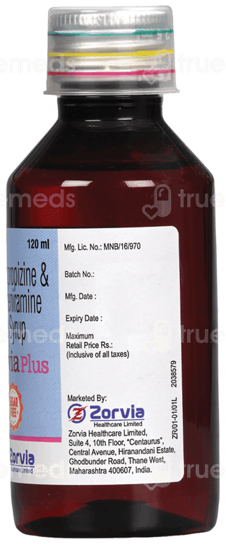 Tusvia Plus Sugar Free Syrup 120Ml
