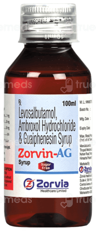 Zorvin Ag Sugar Free Syrup 100Ml