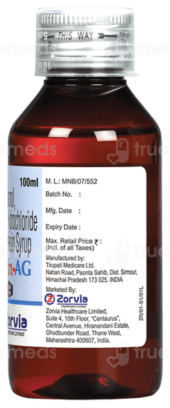 Zorvin Ag Sugar Free Syrup 100Ml
