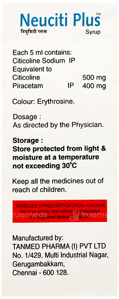 Neuciti Plus Sugar Free Syrup 100Ml