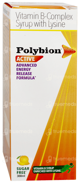 Polybion Active New Mango Flavour Sugar Free Syrup 300Ml