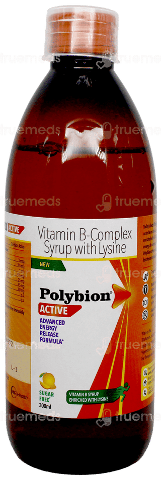 Polybion Active New Mango Flavour Sugar Free Syrup 300Ml