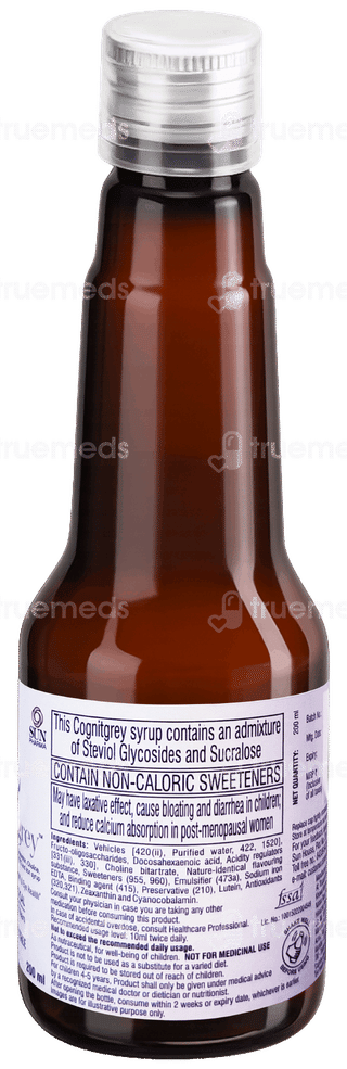 Cognitgrey Sugar Free Syrup 200Ml