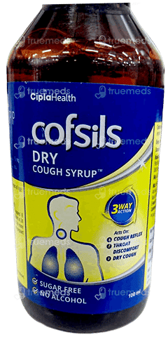 Cofsils Sugar Free Dry Cough Syrup 100Ml Cofsils Sugar Free Dry Cough Syrup 100Ml