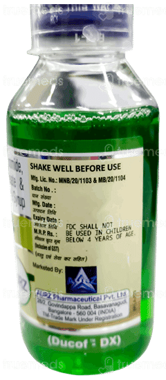 Ducof Dx Sugar Free Syrup 100Ml