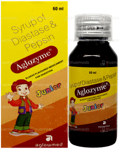 Aglozyme Junior Elaichi Flavoured Syrup 60Ml