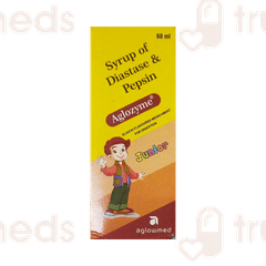 Aglozyme Junior Elaichi Flavoured Syrup 60ml Aglozyme Junior Elaichi Flavoured Syrup 60ml