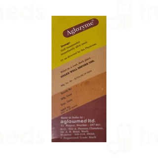 Aglozyme Junior Elaichi Flavoured Syrup 60ml