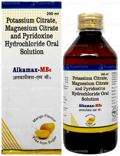 Alkamax Mb6 Mango Flavour Free From Sugar Solution 200Ml