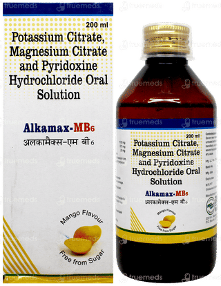Alkamax Mb6 Mango Flavour Free From Sugar Solution 200Ml