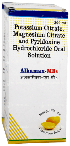 Alkamax Mb6 Mango Flavour Free From Sugar Solution 200Ml