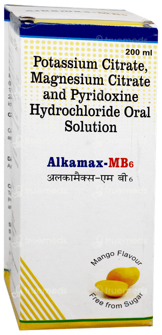 Alkamax Mb6 Mango Flavour Free From Sugar Solution 200Ml