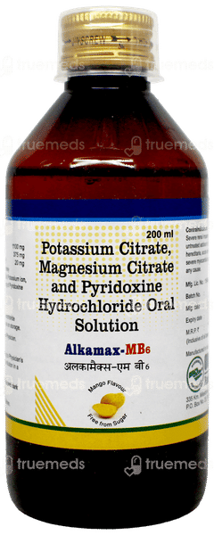 Alkamax Mb6 Mango Flavour Free From Sugar Solution 200Ml