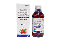 Alkaston B6 Raspberry Flavor Syrup 200ml