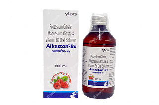 Alkaston B6 Raspberry Flavor Syrup 200ml