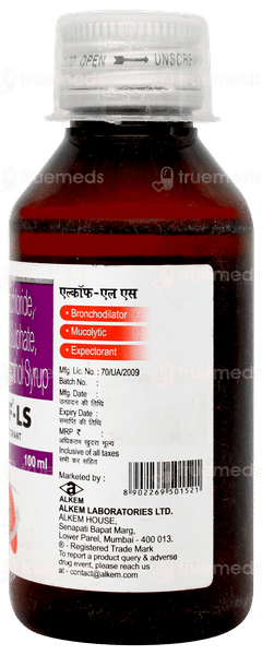 Alkof Ls Expectorant 100ml Alkof Ls Expectorant 100ml
