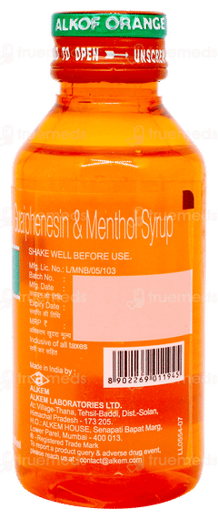 Alkof Orange Syrup 100ml