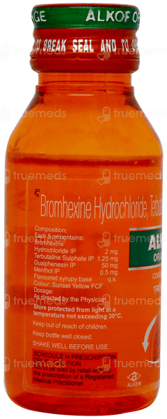 Alkof Orange Syrup 60ml Alkof Orange Syrup 60ml