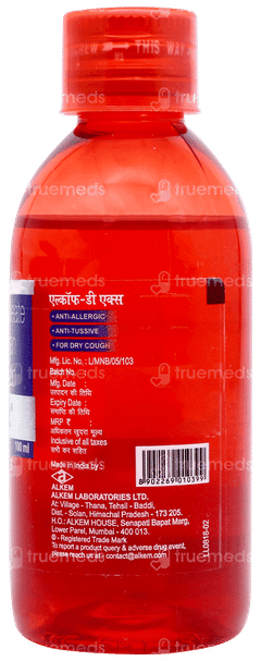 Alkof Dx Syrup 100ml Alkof Dx Syrup 100ml