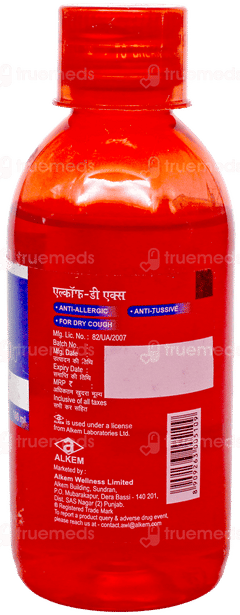 Alkof Dx Syrup 100Ml Alkof Dx Syrup 100Ml
