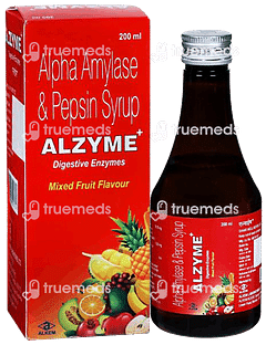 ALZYME PLUS MIXED FRUIT FLAVOUR SYRUP 200ML