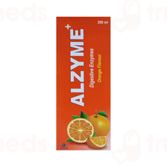 Alzyme + Orange Flavour Syrup 200ml