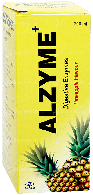 Alzyme + Pineapple Flavour Syrup 200ml