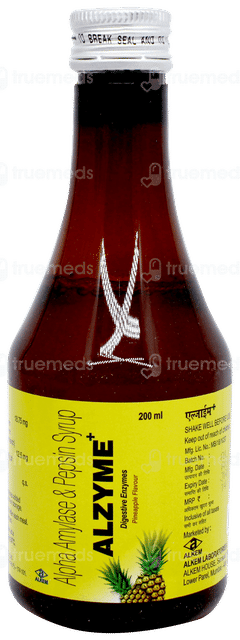 Alzyme+ Pineapple Flavour Syrup 200ml Alzyme+ Pineapple Flavour Syrup 200ml
