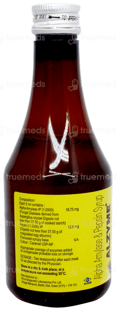 Alzyme+ Pineapple Flavour Syrup 200ml Alzyme+ Pineapple Flavour Syrup 200ml
