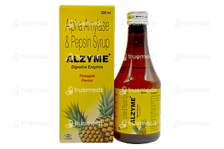 Alzyme Plus Pineapple Syrup 200 ML