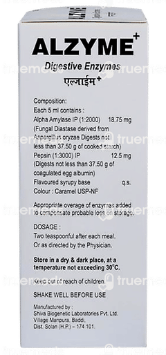 Alzyme+ Strawberry Flavour Syrup 200ml Alzyme+ Strawberry Flavour Syrup 200ml