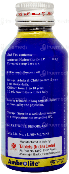 Ambrolite Syrup 100ml