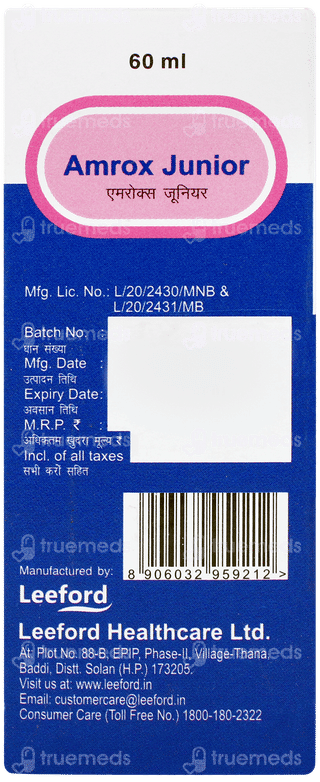 Amrox Junior Syrup 60ml